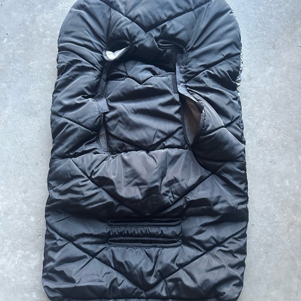 Chico universal baby stroller Black Quilted Seat bag